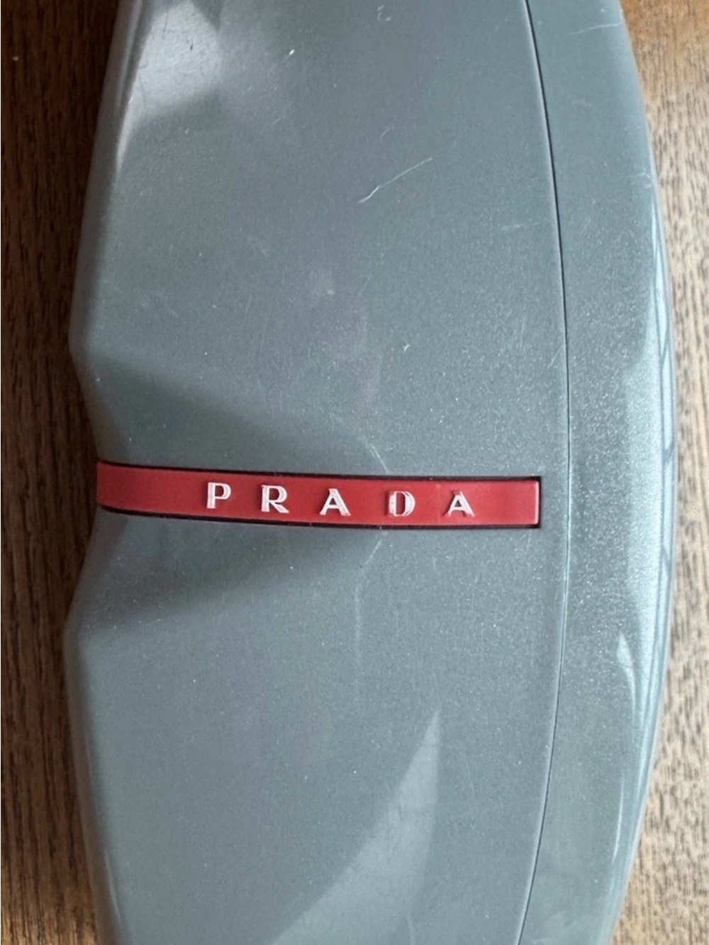 Prada Grey Sport Sunglasses Hard Shell Case Only-GUC